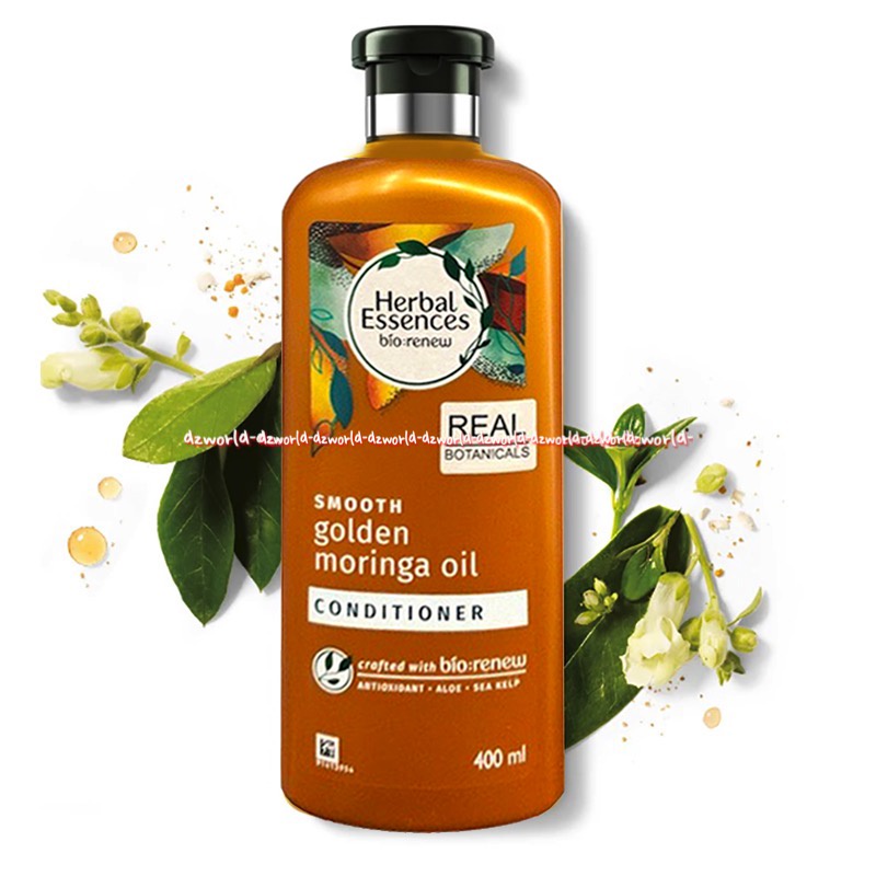 Herbal Essence Bio Renew 400ml Conditioner Real Botanical Smooth Golden Moringa Oil Kondisioner Herbalessence