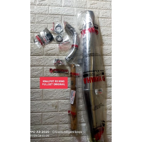 KNALPOT KENALPOT STANDAR RXK RX KING SET ORI ORIGINAL
