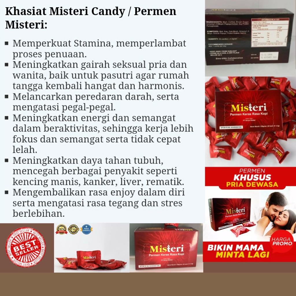 

[TERLARIS] BARU Best Produk] Permen Misteri