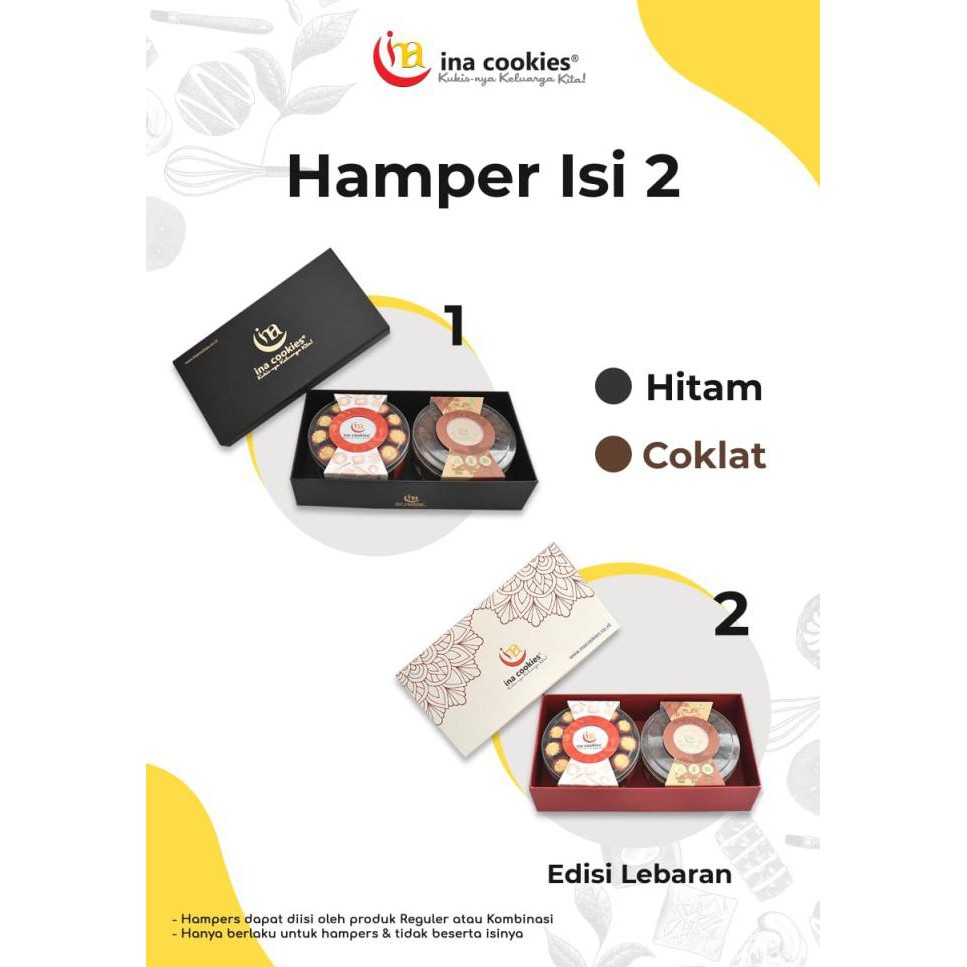 

Parsel Ramadan Kue Kering Lebaran - Ina Cookies Regular - Hamper Isi 2 Cikaastore1