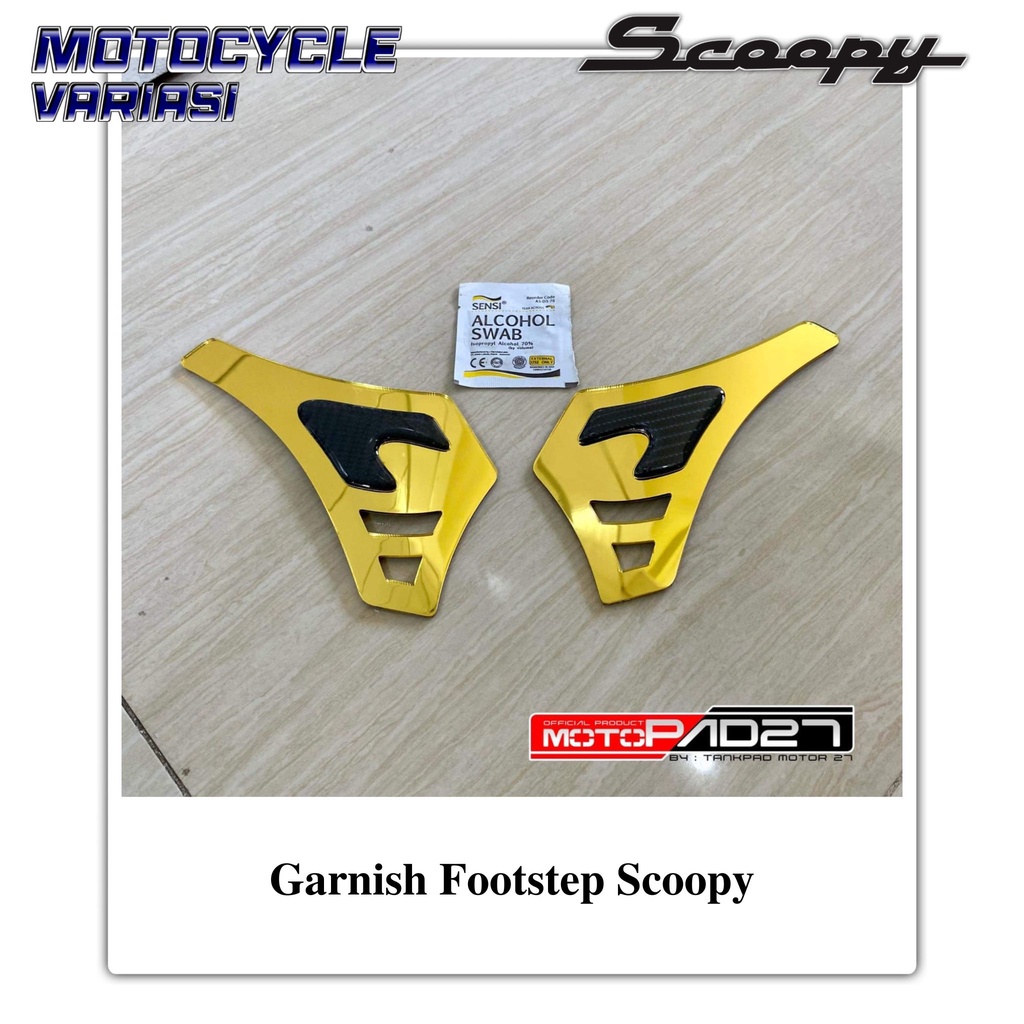 Garnish Footstep Scoopy Garnis Pijakan Kaki Scoopy