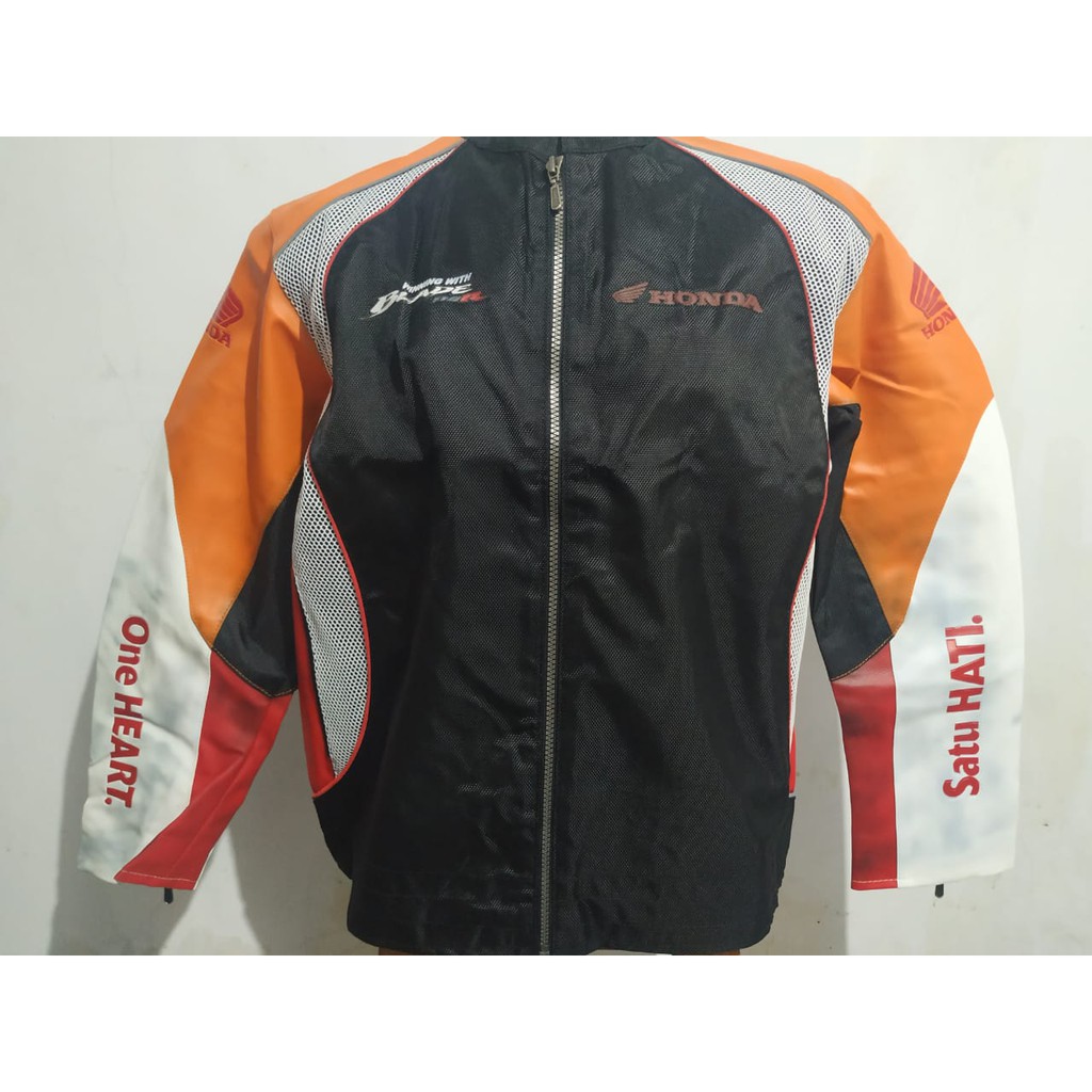 Jaket Kulit Original Honda Racing Blade