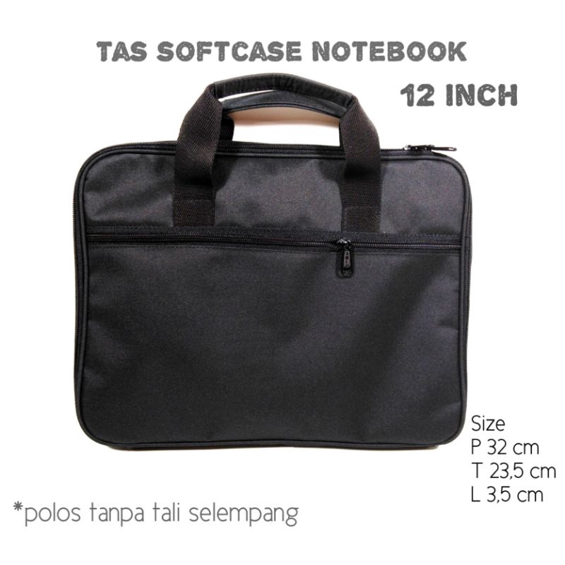 INBAGS Tas Softcase Notebook 12 inch Murah Dengan Busa