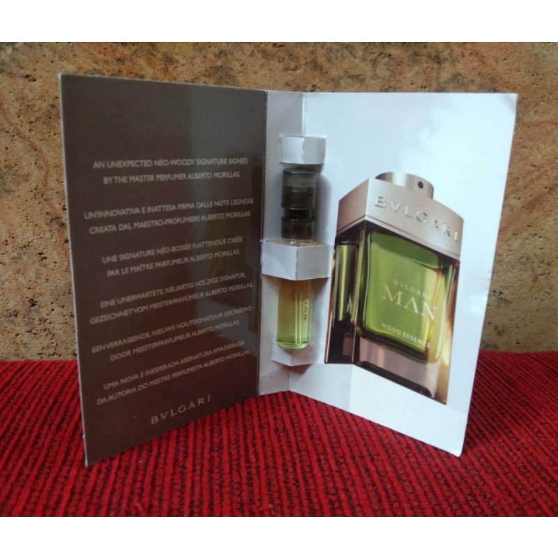 Vial Parfum Bvlgari Wood Essence For Men