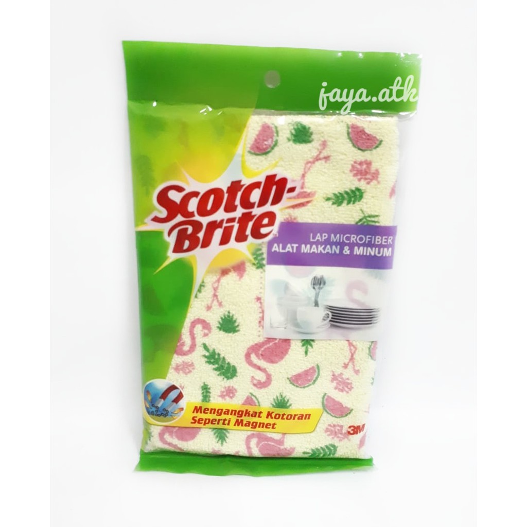 KAIN LAP MIKROFIBER 3M SCOTCH BRITE LAP ALAT MAKAN SERBAGUNA MICROFIBER CLOTH LAP TANGAN