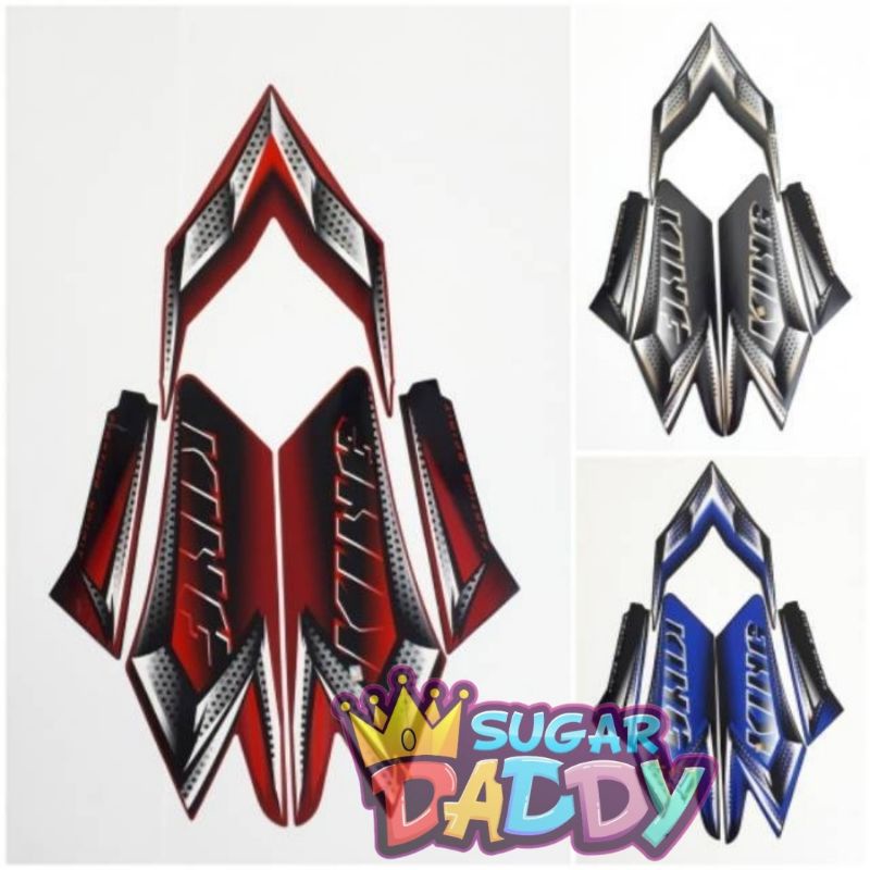 Lis Yamaha RX king 2008 Warna stiker les body motor LIST BODY RX KING