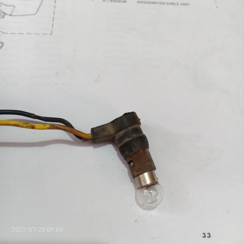 Fiting lampu speedometer spidometer spedometer Yamaha v80 original