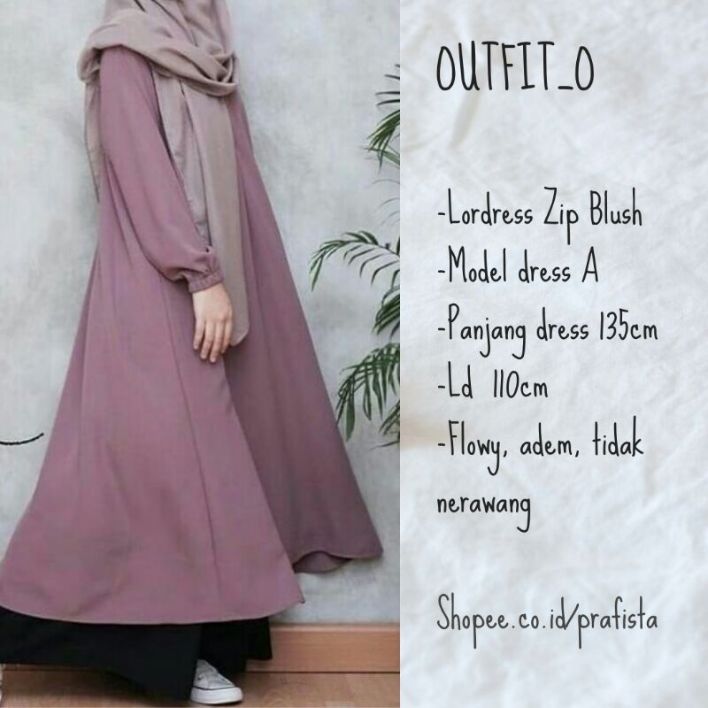 Lordress Zip Busui Blush, taupe by outfit_o