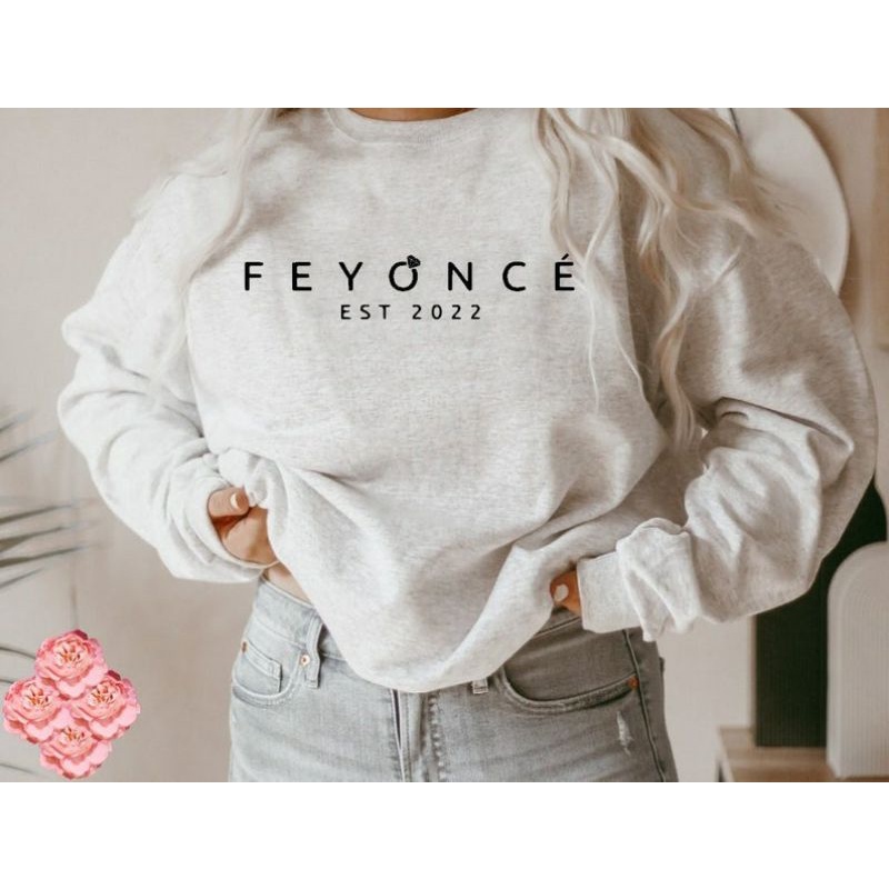 (S - 6XL) Sweater FEYONCE Engagement [CUSTOM TAHUN] Sweatshirt Bride Bridal Shower Gift COUPLE Gift For Bridal Women BIGSIZE OVERSIZE Jumbo