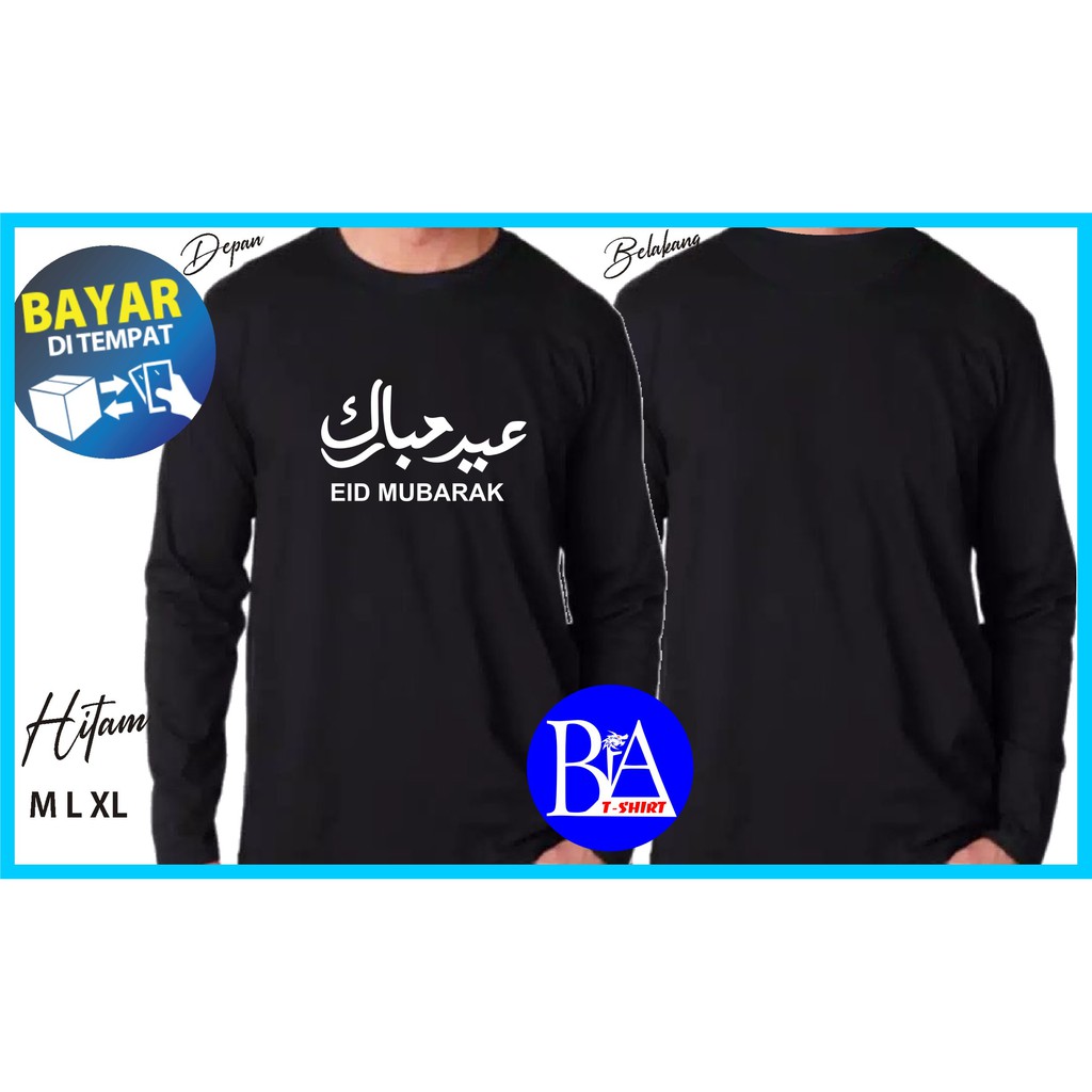 KAOS EID MUBARAK/KAOS BAHAN KATUN/KAOS EKSPRESI/KAOS HITS/KAOS KATA2 /KAOS TULISAN/KAOS MURAH