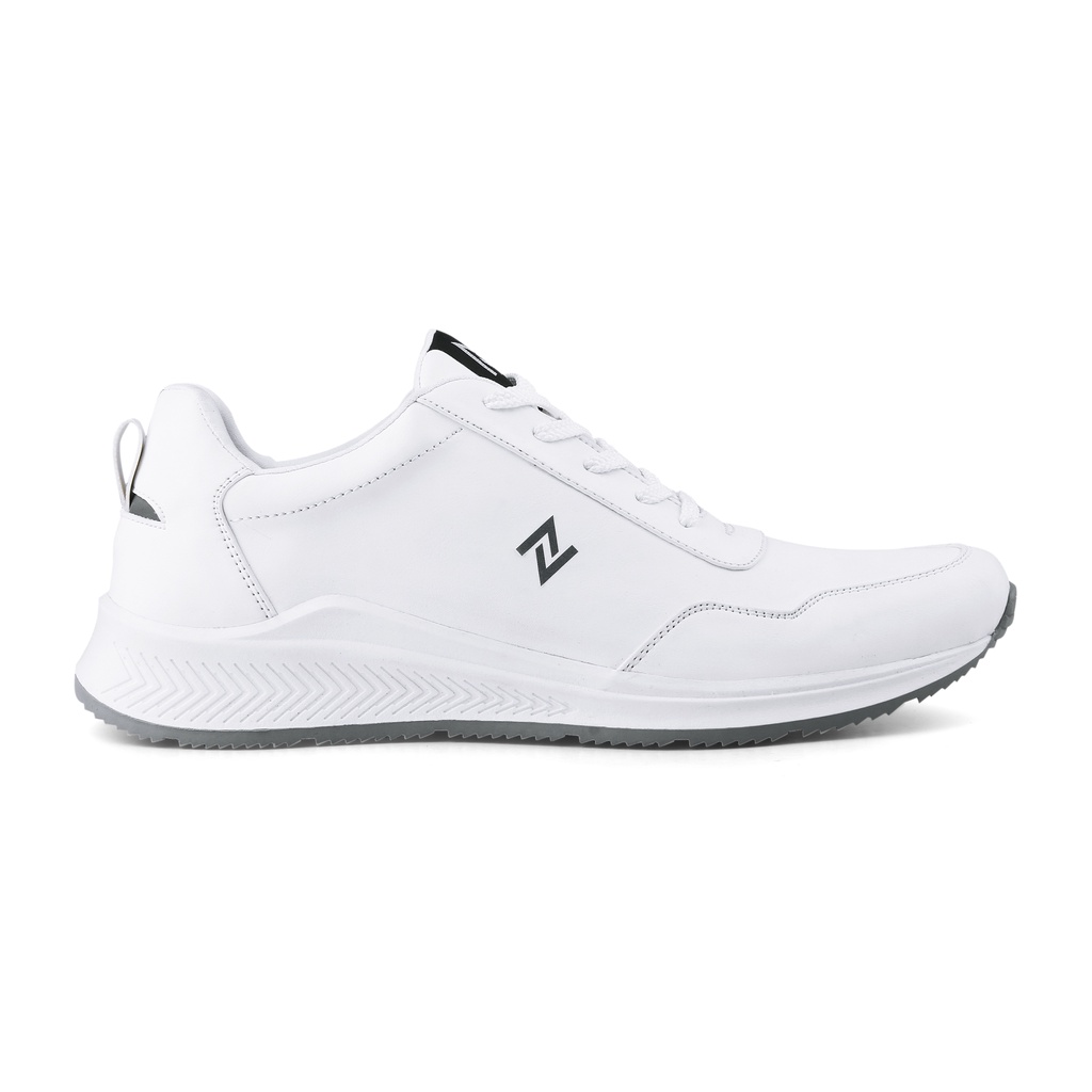 ELGIN WHITE (NAZ) - Sepatu Sneakers Pria Casual Sepatu Olahraga Running Sport Original