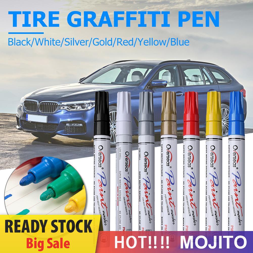 MOJITO Waterproof Car Tire Tread Permanent Paint Marker Pen Graffiti Oily Marker