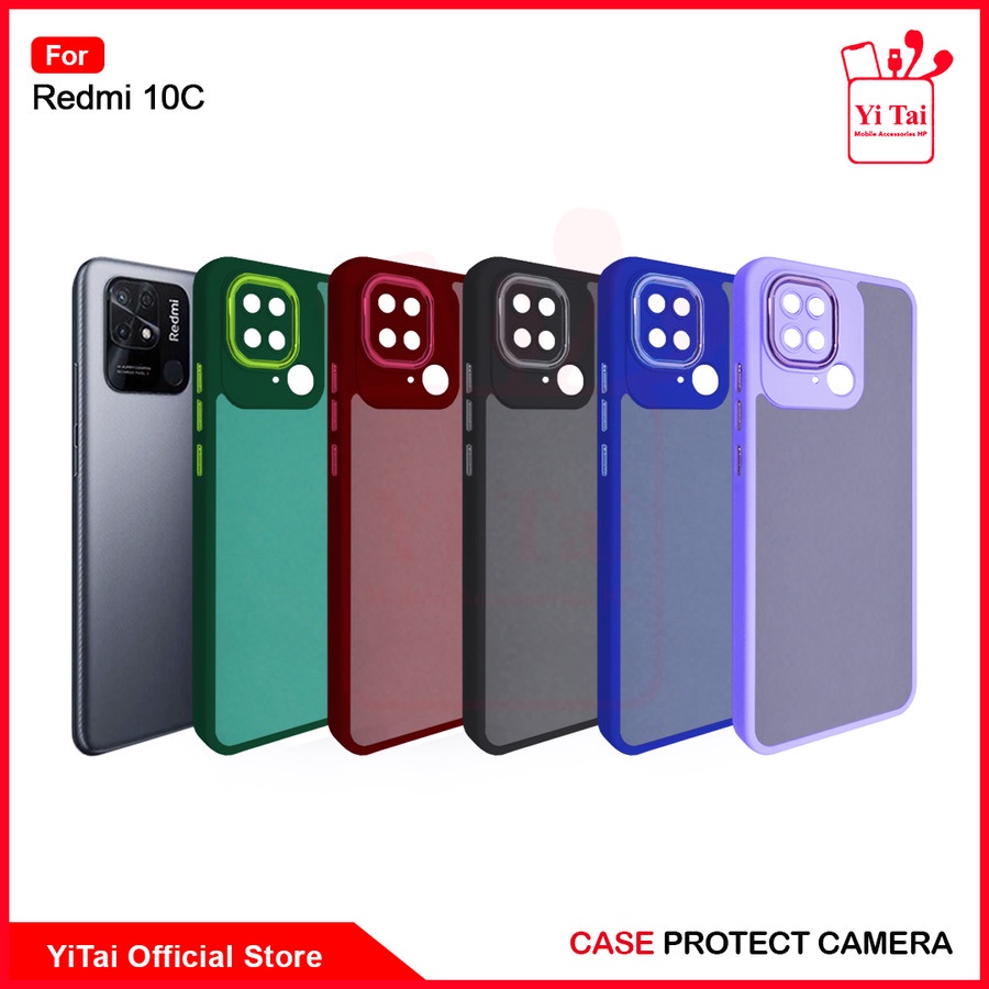 YC02 CASE YI TAI PROTECT KAMERA XIAOMI REDMI 10 REDMI 10C REDMI 9A REDMI 9C - BDC