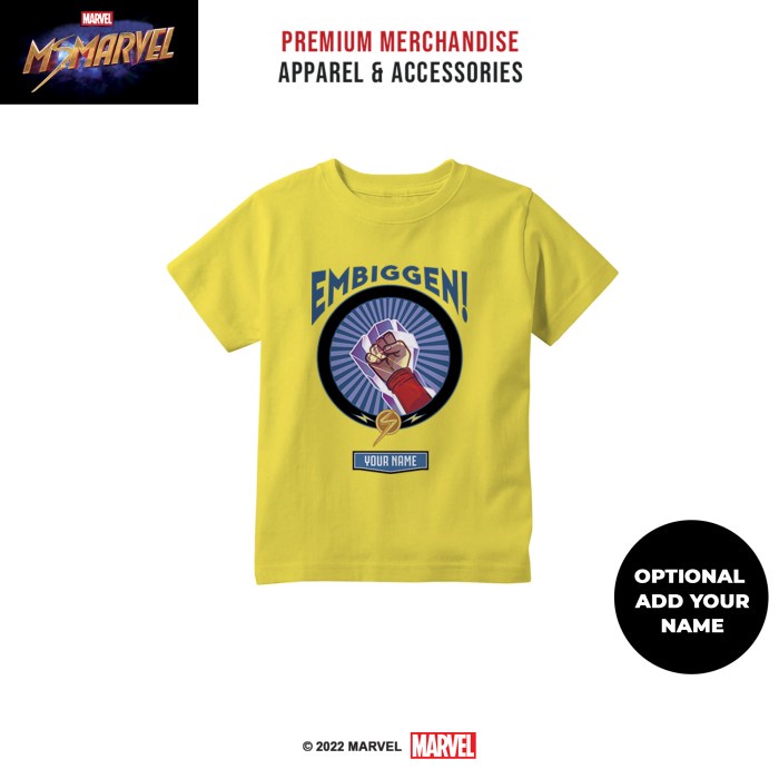 Marvel Kids Tshirt / Kaos Anak Ms Marvel MSM36