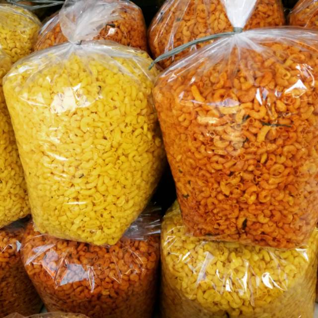 Makaroni Makroni Original & Pedas 1 Bal 3 kg Kilo Snack