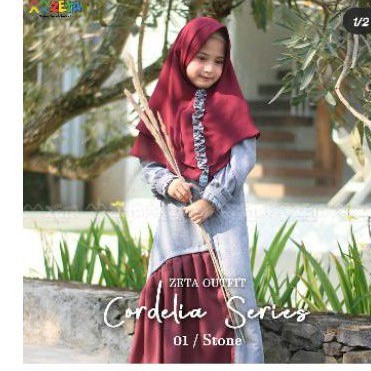 preloved gamis anak zeta outfit