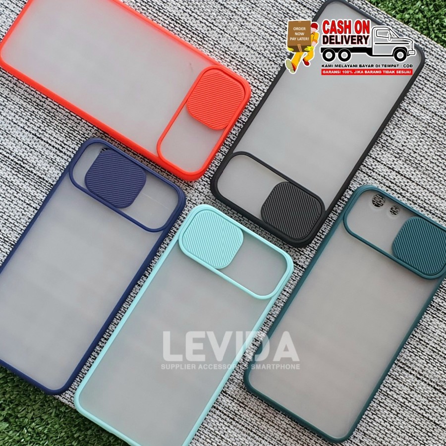 OPPO A71 F1S A59 Slide Case Protection Camera Matte Candy Soft Case