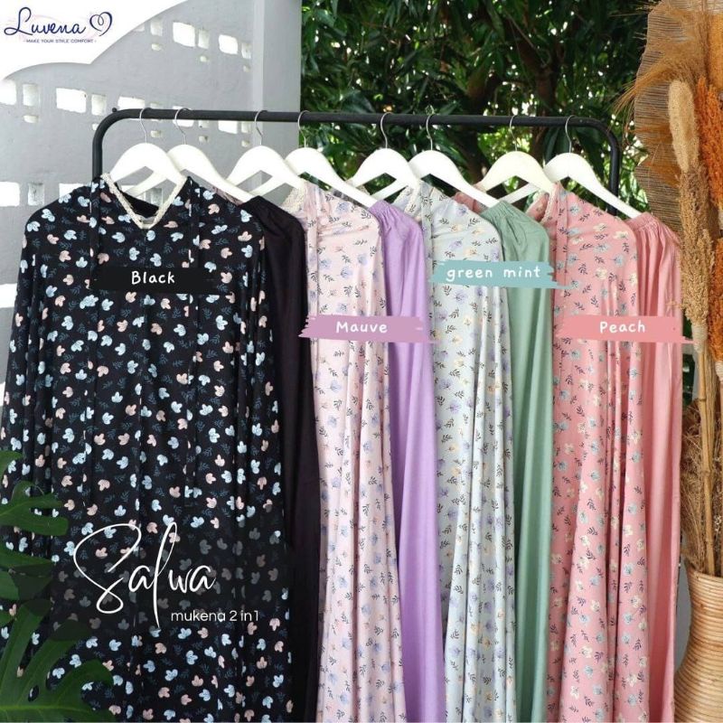 Mukena 2 in 1 Salwa by Luvena best seller