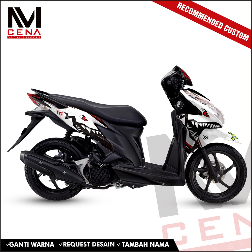 Sticker Decal vario 125 fi full body sticker vario 125 fi striping vario 125 fi shark
