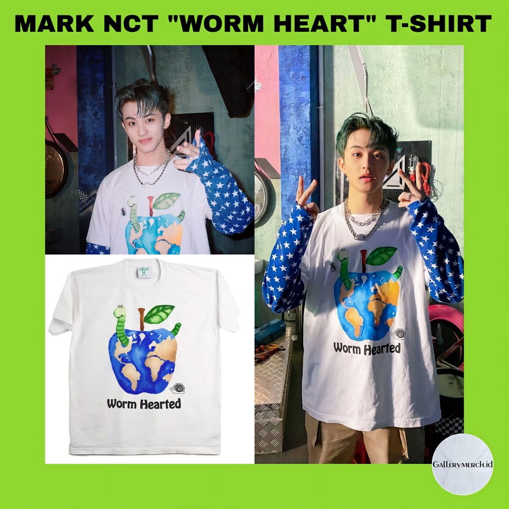 [READY STOCK] MARK NCT "WORM HEART" T-SHIRT