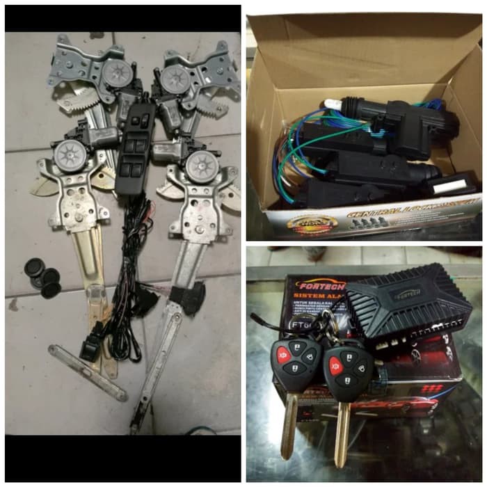 Paket Power window vios Gen1 alarm central lock