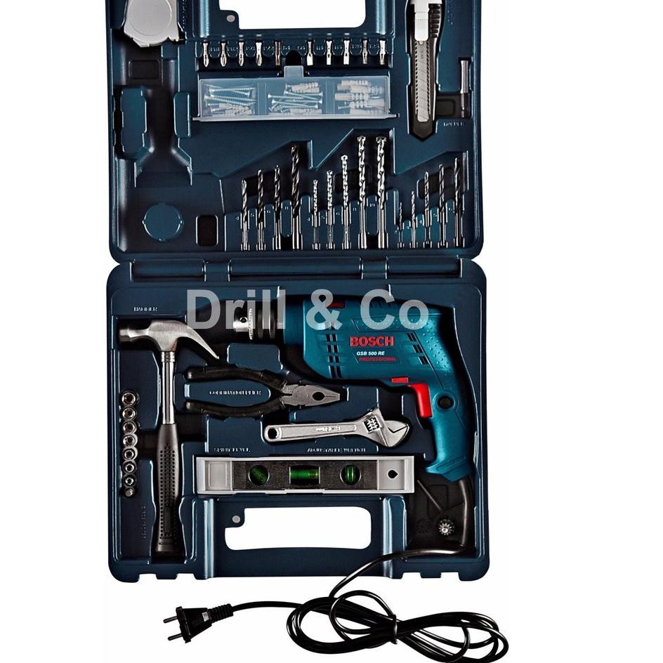 Terbaik.. Mesin Bor Tangan Listrik Tembok Beton Bosch GSB 500 RE