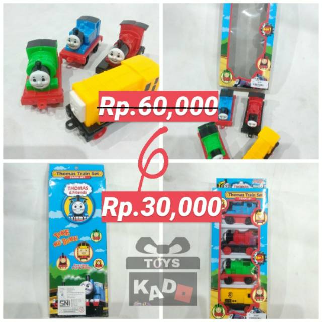 Mainan thomas train set
