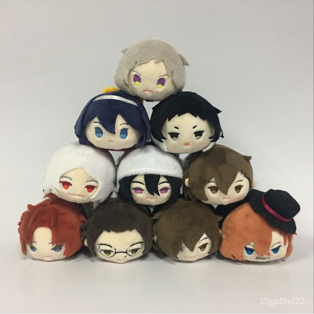 New Bungo Stray Dogs DEAD APPLE Ryunosuke Akutagawa Dazai Doll Toy Keychain Keyring stuffed Bag Stra