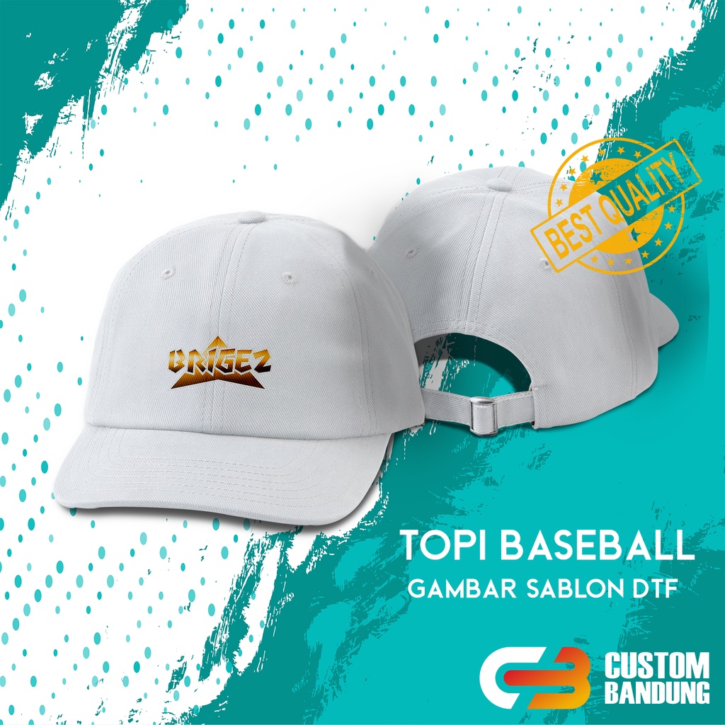 Topi Baseball BRIGEZ 5 Pria Wanita Bisa COD Original High Premium Quality