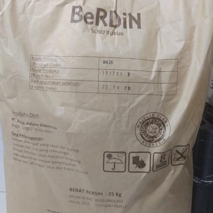 

BAYAR DITEMPAT Susu Bubuk BERDIN Kemasan 25kg