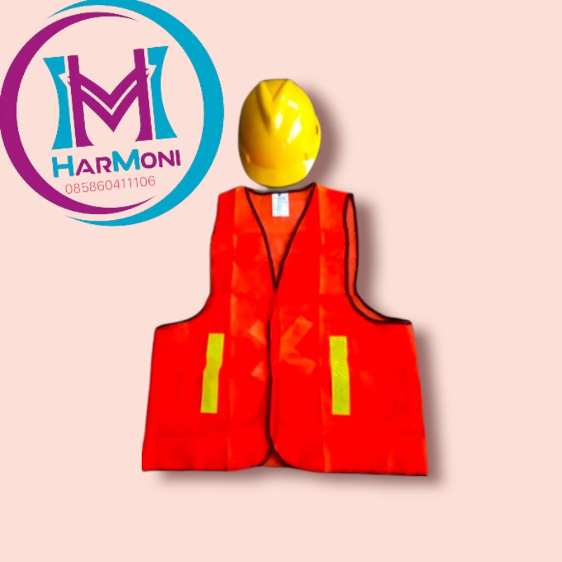 BISA COD- PAKET HELM PROYEK DAN ROMPI JALA PROYEK