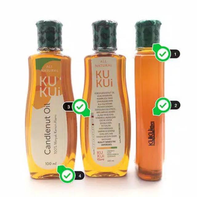 MINYAK KUKUI NEW PACKING CANDLENUT OIL - HAIR TREATMENT - MINYAK RAMBUT