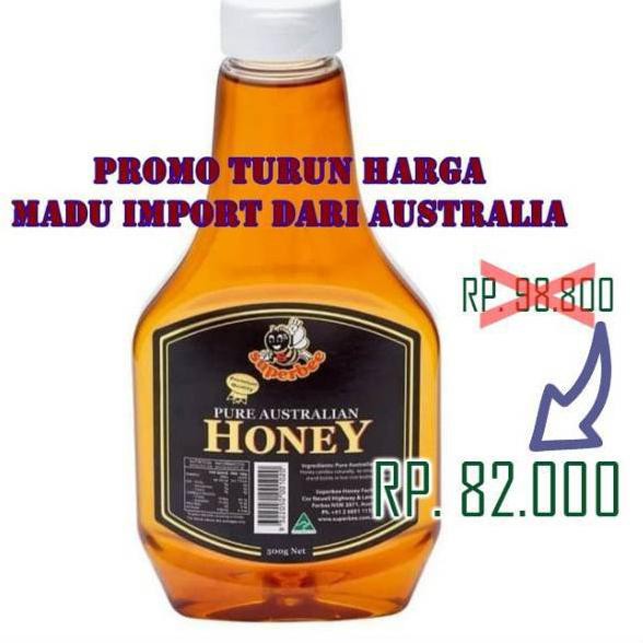 

NEW Madu murni/pure honey Superbee 500g