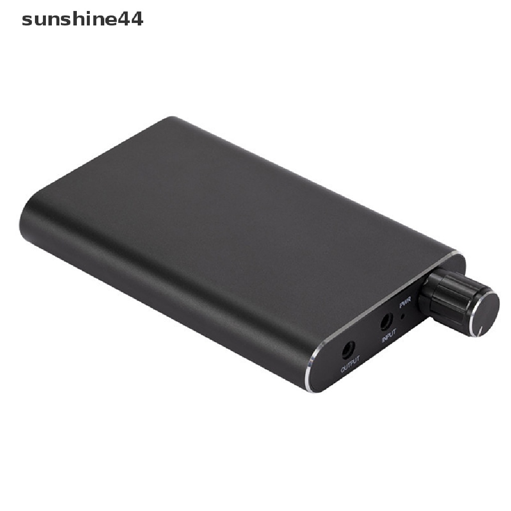 Sunshine Amplifier Headphone HiFi Subwoofer Portable Adjustable Dengan Jack 3.5mm