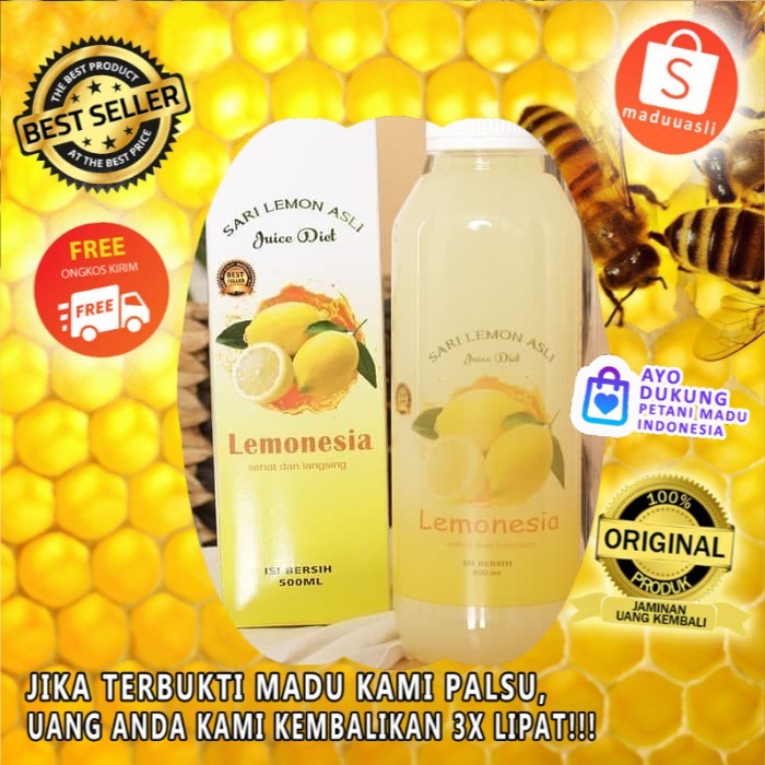 

Jus Sari Lemon 500ml/Lemonesia MURNI LEMONNYA -