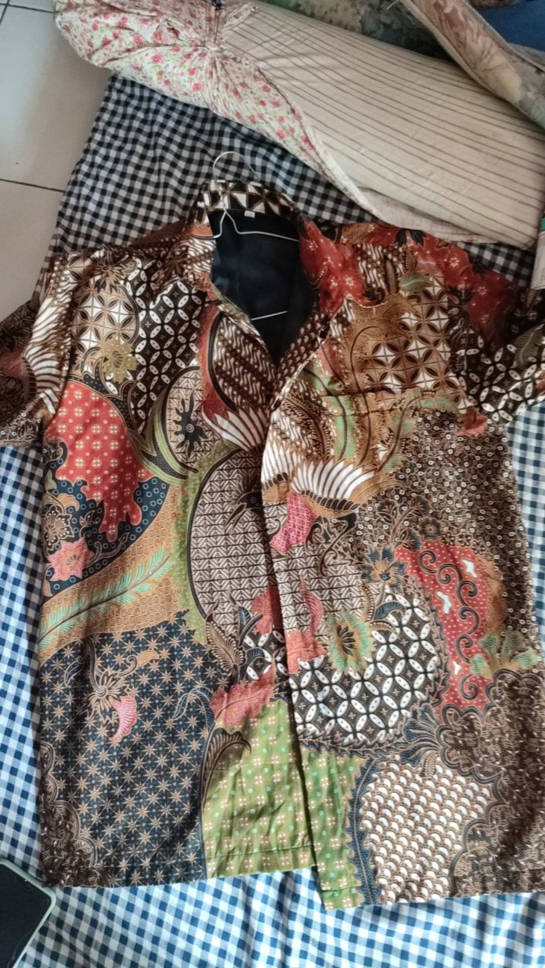 Batik Solo Danurdara Eksklusif Katun Cabut Warna Sragenan Ori Rajasakti Lengan Panjang Full Furing