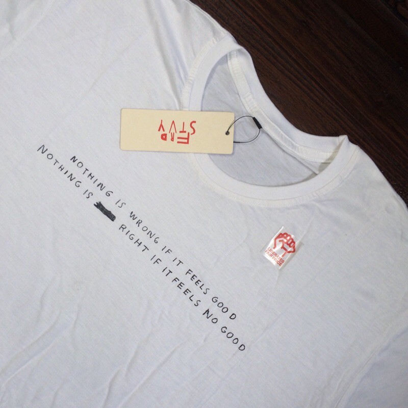 Kaos/Tshirt FRDSTVY - NOTHING (Farid Stevy FSTVLST)