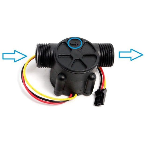 Water Flow Sensor 1/2'' Control 1-30L/min Flow Meter 1/2 Inchi Arduino