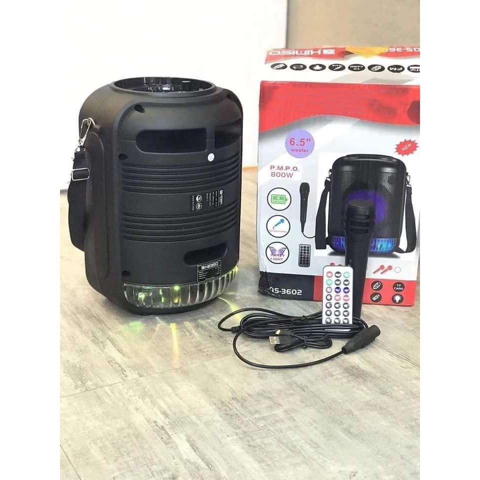 Speaker Bluetooth Portable Brain Power bass Bonus Microphone Speaker Karaoke 6.5 Inchi Suara Mant