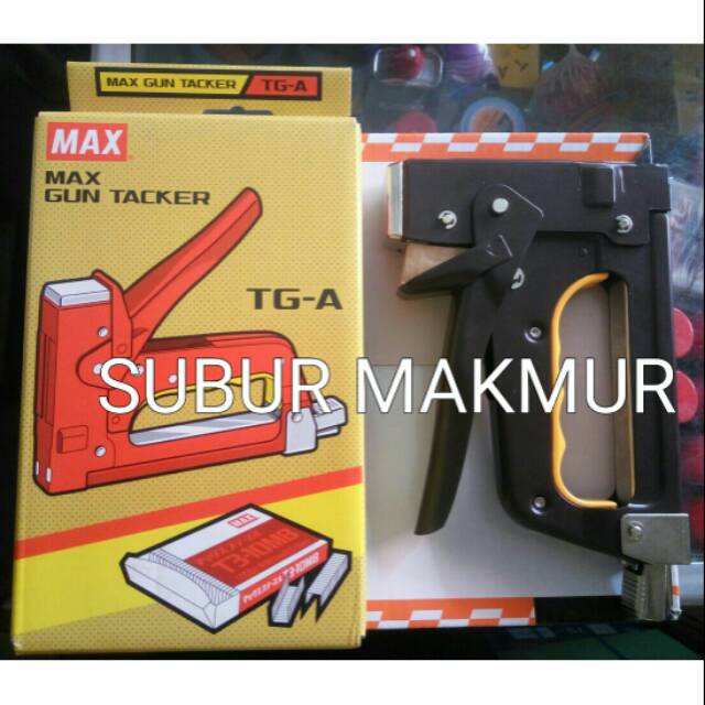 

Gun Tacker TGA MAX ORIGINAL JEPANG (ALAT STAPLER TEMBAK MAX ASLI JEPANG TERMURAH)