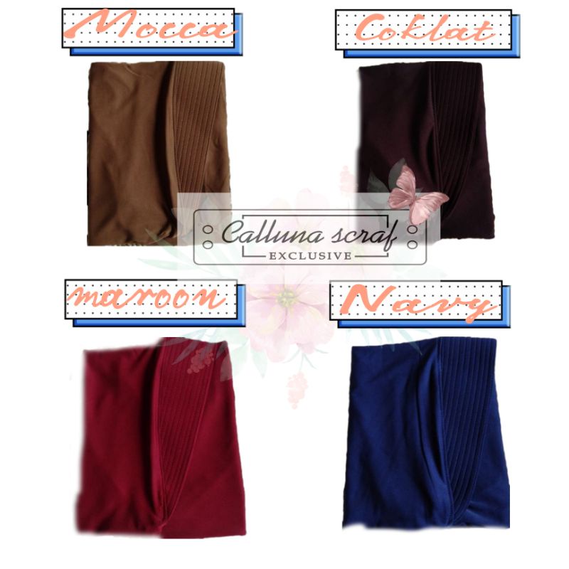 Hijab Sport instans bahan jersey premium by Calluna scarf/ Bergo instan olahraga-4