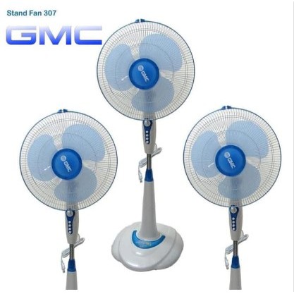 Kipas Stand Fan GMC 307 / 308 Kipas Angin Berdiri Tumpu Original 16 in