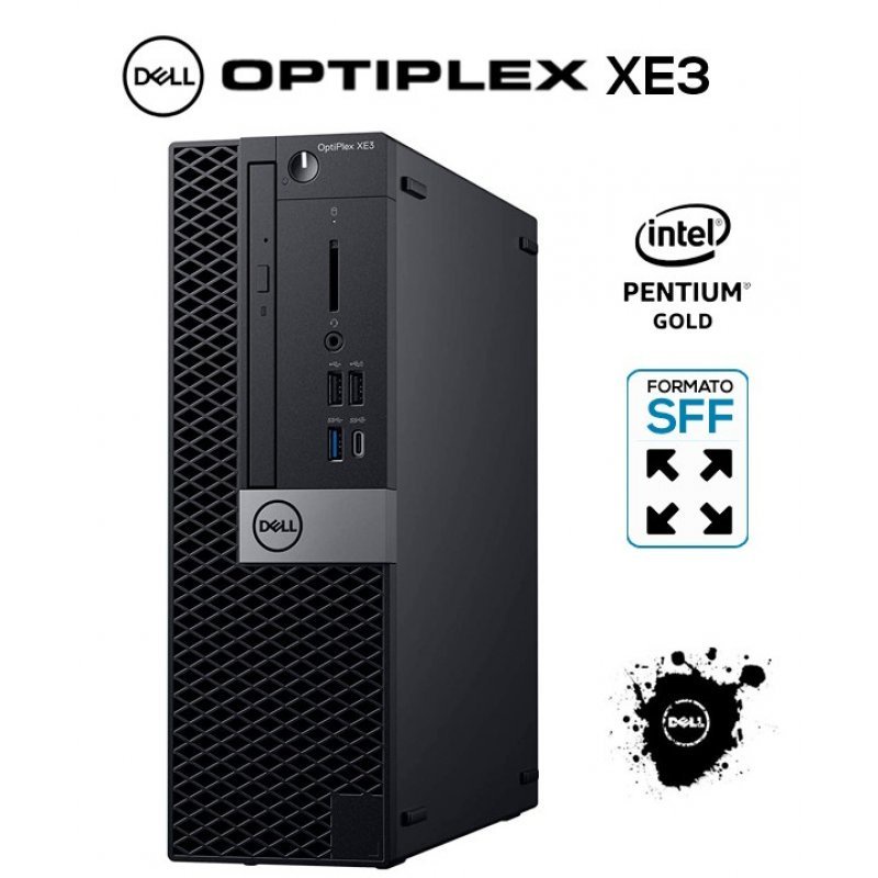 Dell Optiplex XE3 Intel Pentium Gold G5400 X2 3.7GHz 4GB 500GB Black (Avigilon)