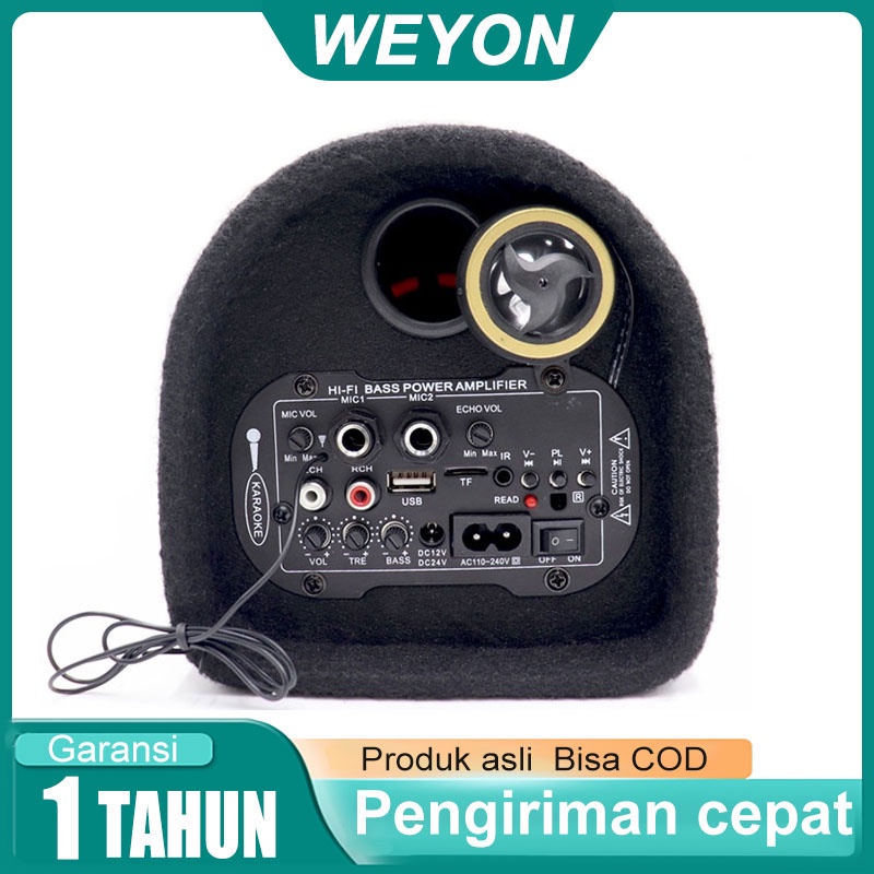 Weyon Bluetooth Speaker Portable Subwoofer 5inch/6inch/8inch/10inch/12inch Speaker Aktif T101BT Speaker Subwoofer super bass mantap bisa mic karaoke mobil T 101BT