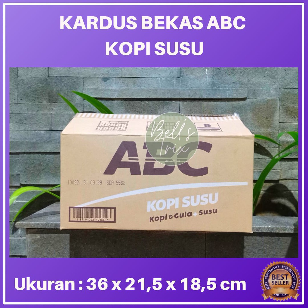 Kardus Bekas ABC SUSU/kardus bekas/kardus packing/dus bekas/dus packing