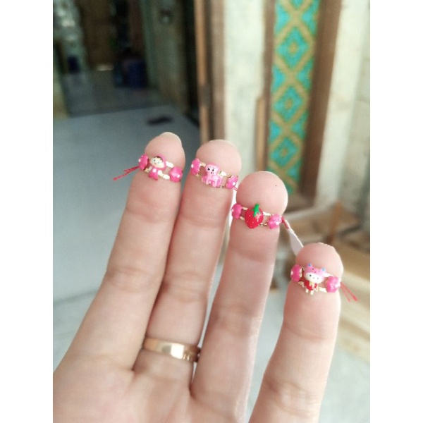 Cincin Anak Emas Asli Cincin Bayi Emas Asli Cincin Karakter Cincin Emas Terbaru Harga Murah Kado