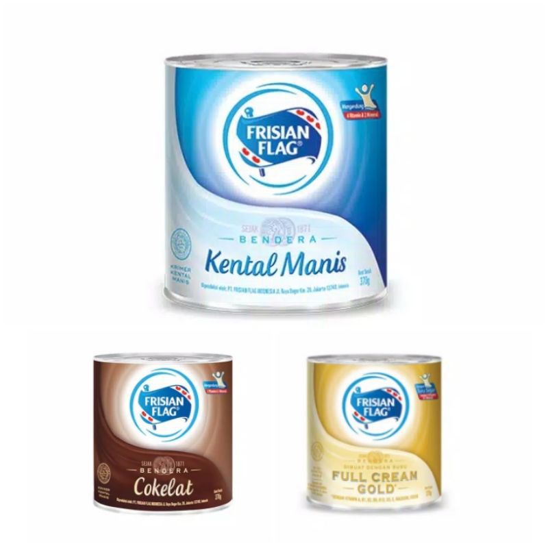 

Frisian Flag Bendera Kental Manis 370 gr All Variant