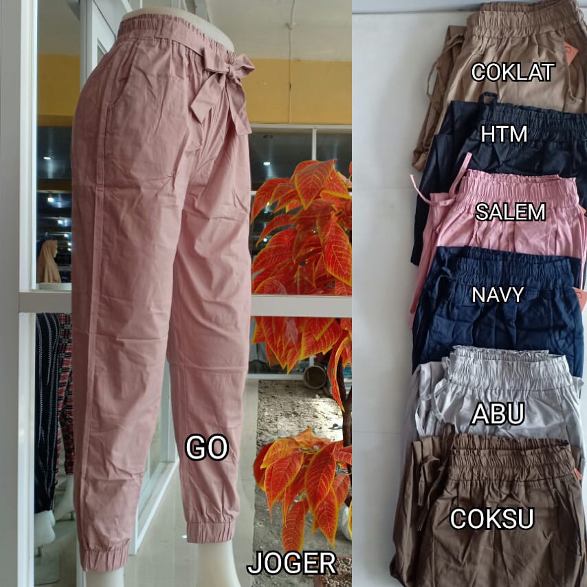 gof S.ME Celana Panjang Jogger dan Legging Wanita