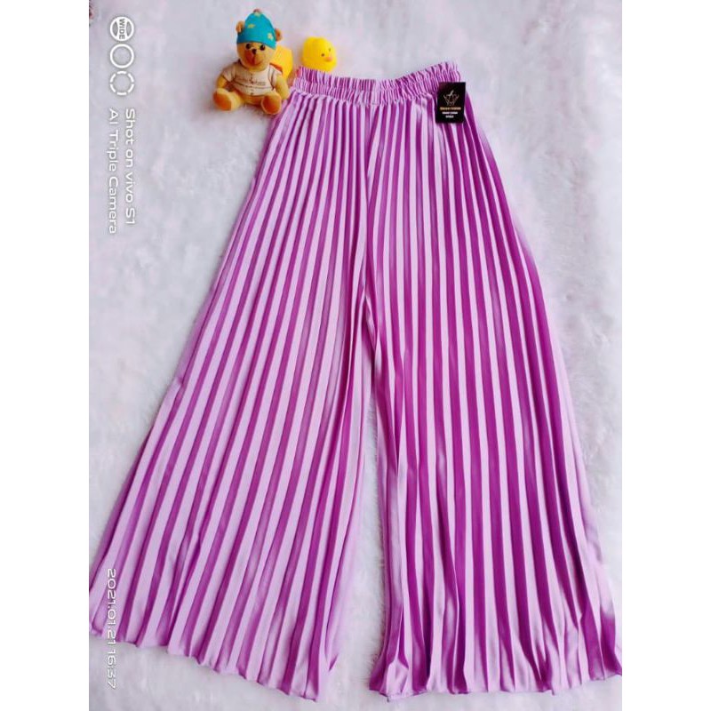 KULOT PLISKET HYGET SUPER // KULOT PLISKET LILAC // BAWAHAN WANITA WARNA LILAC