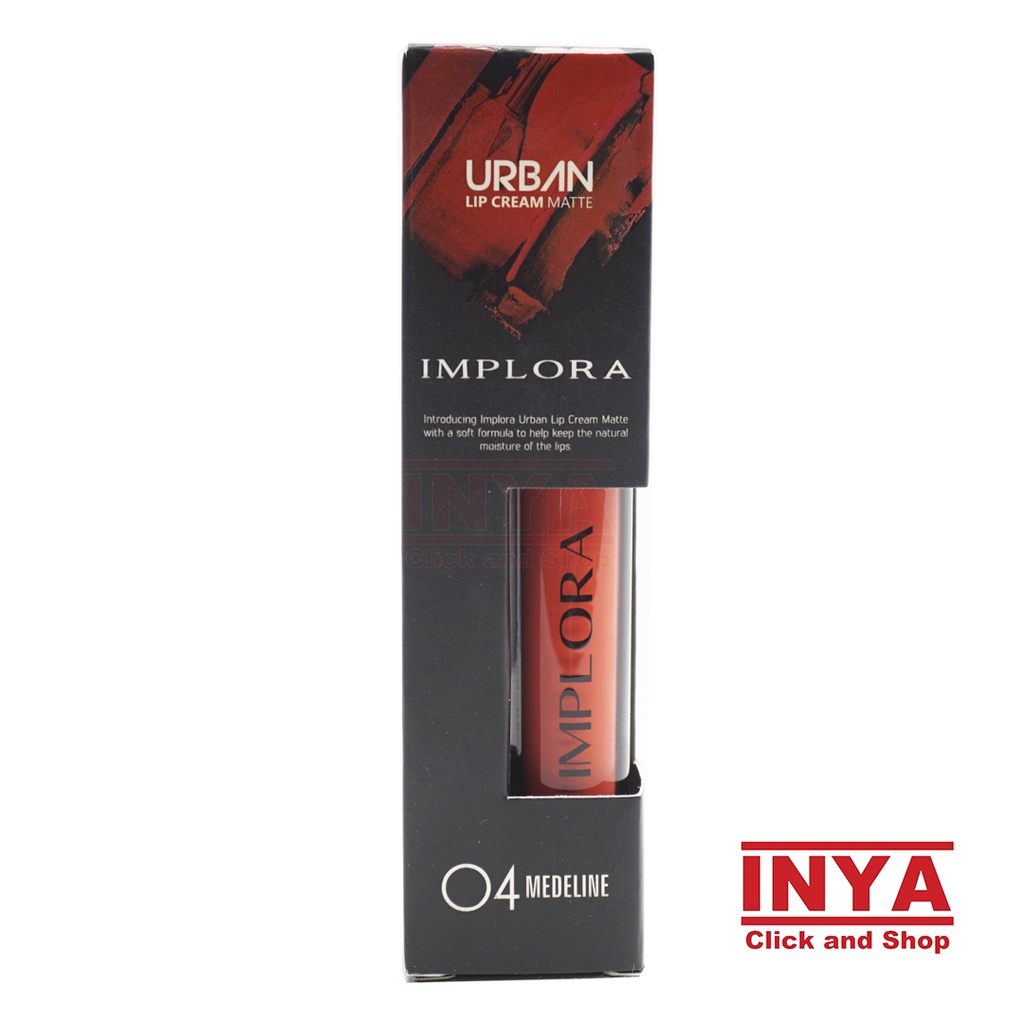 IMPLORA URBAN LIP CREAM MATTE 04 MEDELINE 2.9gr